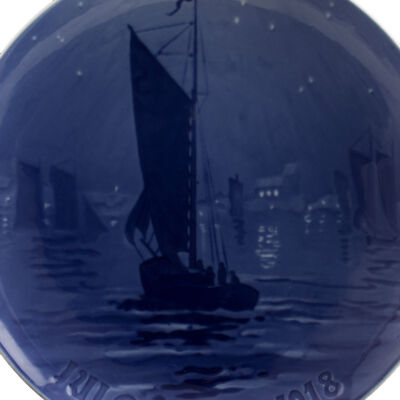 ROYAL COPENHAGEN BING&GRONDAHL PIATTO DI NATALE 1918 ORIGINALE PORCELLANA PRIMA