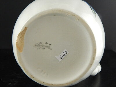 ANTICA CARAFFA BROCCA VERSATOIO CERAMICA SVEDESE RORSTRAND ART NOUVEAU LIBERTY