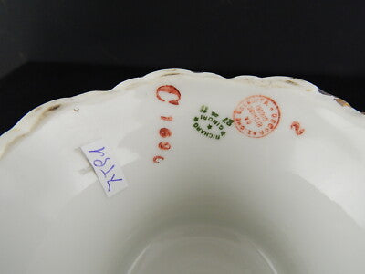 ANTICA ALZATA FRUTTIERA PORCELLANA RICHARD GINORI DECORO MITOLOGICO DEL 1927