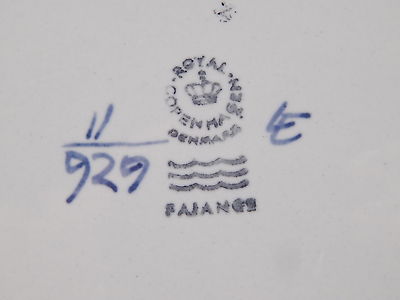 VINTAGE VASSOIO CERAMICA ROYAL COPENHAGEN 1969 MODERNIST FAIENCE TRAY ALUMINIA