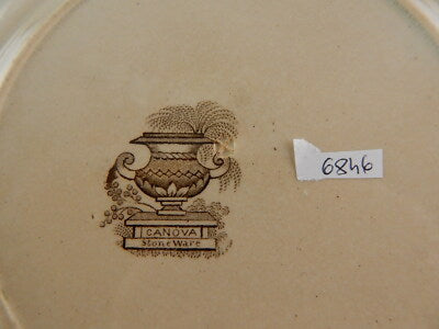 THOMAS MAYER 1830 PREZIOSO ANTICO PIATTO CANOVA STONE WARE POTTERY CERAMICA