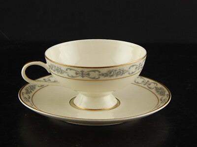 VINTAGE TAZZA DA TÈ ROSENTHAL THOMAS PREZIOSA PORCELLANA AVORIO MODELLO IMPERO