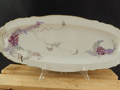 ANTICA PESCIERA PORCELLANA ART NOUVEAU LIBERTY SUISSE LANGENTHAL DIPINTA A MANO