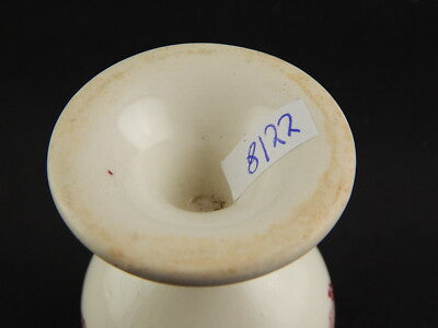 ANTICO PORTA UOVO SEMI-PORCELLANA INGLESE WEDGWOOD WOODLAND ROSSO