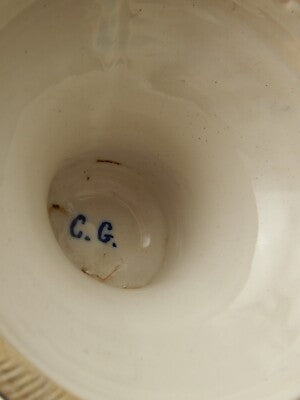 ANTICO PREZIOSO VASO CERAMICA MAIOLICA SESTO FIORENTINO RAFFAELLESCHE GROTTESCHE