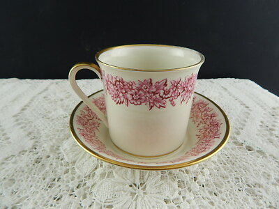 ANTICA PREZIOSA PORCELLANA MANIFATTURA TEDESCA GRAND KRONE PORZELLAN TAZZA TÈ