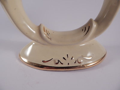 CANDELABRO ANNI '50 CERAMICHE ITALIA ALBISOLA MID CENTURY FAIENCE CANDLE HOLDER