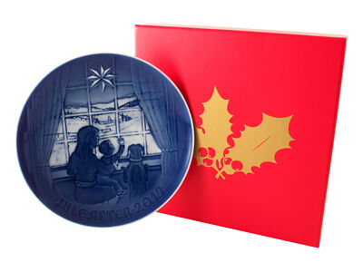 ROYAL COPENHAGEN BING&GRONDAHL PIATTO DI NATALE 2017 ORIGINALE PORCELLANA PRIMA