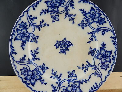 ANTICO RARO PIATTO PORCELLANA MINTON DEL1830 STAFFORDSHIRE DECORO ANEMONE #3707