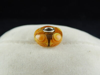 VINTAGE CIONDOLO CHARM TROLLBEADS VETRO DANISH COPENHAGEN DESIGN PRE 2000 #1