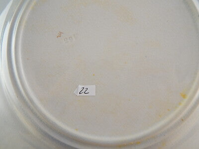 ANTICO PIATTO PIANO VILLEROY&BOCH BRYONIA PORCELLANA ART NOUVEAU 800 #22