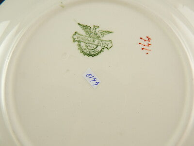 ANTICO PIATTO CERAMICA LAVENO VERBANUM STONE FINE 800 COLLEZIONE PASTORALE #4418