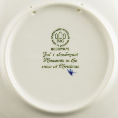 ROYAL COPENHAGEN BING&GRONDAHL PIATTO DI NATALE 1970 ORIGINALE PORCELLANA PRIMA