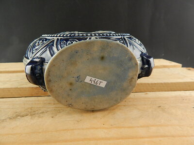 VINTAGE FIASCA VIANDANTE CERAMICA COLLEZIONE PUBBLICITARIO BASEL BIETER KIRSCH