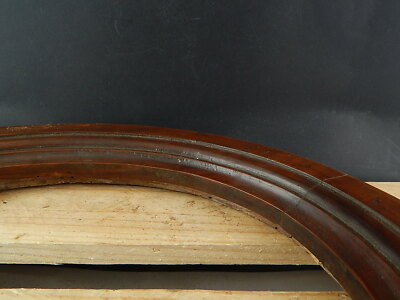 ANTICA CORNICE OVALE LEGNO NOCE MASSICCIO FINE 1800 ANTIQUE WALNUT OVAL FRAME