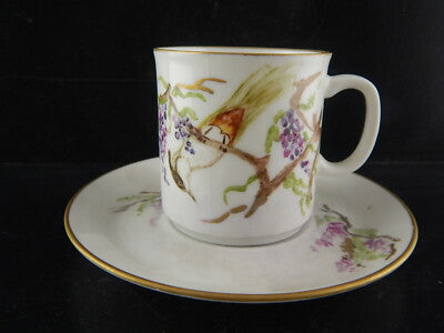 VINTAGE TAZZA CAFFE' PORCELLANA WINTERLING BAVARIA 1979 DIPINTA E FIRMATA #5288