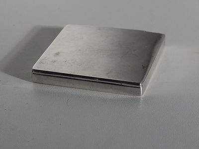 ANTICA SCATOLA PORTACIPRIA ARGENTO 925 ARGENTIERE 1945 SOLID SILVER SNUFF BOX