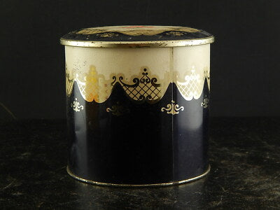 ANTICA SCATOLA LATTA CAFFE' MAX HERZ FRITSCH ROST KAFFEE HAMBURG PUBBLICITARIO