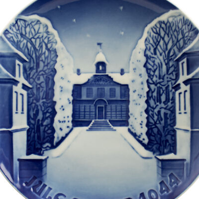 ROYAL COPENHAGEN BING&GRONDAHL PIATTO DI NATALE 1944 ORIGINALE PORCELLANA PRIMA