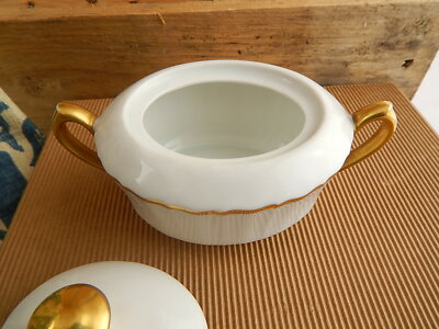 ANTICO SET CAFFETTIERA LATTIERA ZUCCHERIERA PORCELLANA GEBRUDER SCHOENAU SWAINE