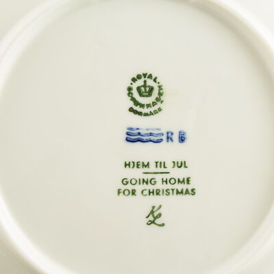 ROYAL COPENHAGEN PIATTO DI NATALE 1973 PORCELLANA COPENAGHEN ORIGINALE PRIMA SCE