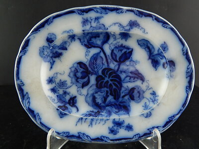 ANTICO VASSOIO RAVIERA PORCELLANA WEDGWOOD WATER-NYMPH DIPINTO A MANO FINE '800