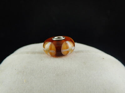 VINTAGE CIONDOLO CHARM TROLLBEADS VETRO DANISH COPENHAGEN DESIGN PRE 2000 #10