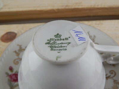 ANTICO MIX&MATCH PORCELLANA TAZZA SELTMANN ELISABETH PIATTINO WINTERLING BAVARIA