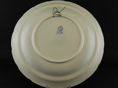 PIATTO PARATA PORCELLANA DELFTS ROYAL SPHINX PETRUS REGOUT MAASTRICHT CM 39