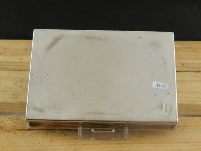 ANTICA TABACCHIERA O CONTENITORE PORTA GIOIE BAGNO ARGENTO SILVER PLATE