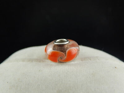 VINTAGE CIONDOLO CHARM TROLLBEADS VETRO DANISH COPENHAGEN DESIGN PRE 2000 #8