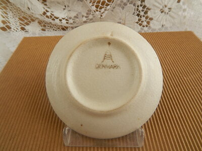 ANTICA PLAQUETTE COPENHAGEN CERAMICA ALUMINIA FAIENCE XIX SECOLO DECORO NATALE