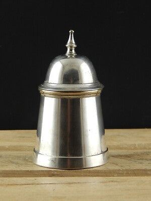 ANTICA 1900 ZUCCHERIERA POTICHE ARGENTATA SILVER PLATED