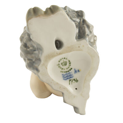 STATUINA PORCELLANA ROYAL COPENHAGEN "Fauno Suona Flauto di Pan" 1736 ORIGINALE