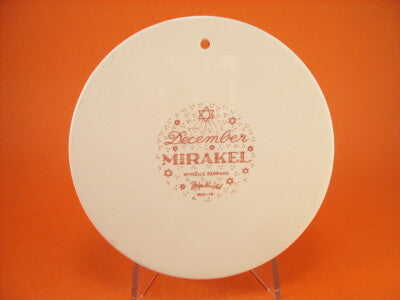 PLACCA DEL MESE CERAMICA NYMOLLE COPENHAGEN DI BJORN WIMBLAD DICEMBRE "Mirakel"