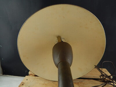 ANTICA ART DECO 1930 LAMPADA DA TAVOLO ART DECO OTTONE GOFFRATURA SIEMENS MILANO