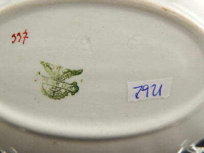 ANTICO PIATTO OVALE RAVIERA CERAMICA ART DECO ANDLOVIZ VERBANUM STONE LAVENO