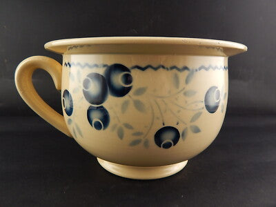 ANTICO MANIFATTURA ST AMAND VASO NOTTE CERAMICA FINE 800 CACHE POT ART NOUVEAU