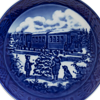 ROYAL COPENHAGEN PIATTO DI NATALE 2004 ORIGINALE PORCELLANA CM 18