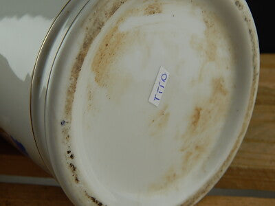 ANTICO PREZIOSO VASO ALBARELLO FARMACIA PORCELLANA BAUME NERVAL IMPERO SEC XIX