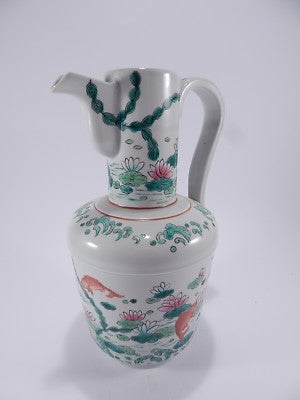 ANTICO VASO ANFORA PORCELLANA CINESE FAMILLE ROSE PORCELAIN CHINESE VASE