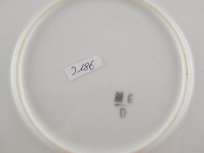 ANTICO PIATTO PORTATA VASSOIO PORCELLANA MANIFATTURA GINORI DOCCIA METÀ 1800