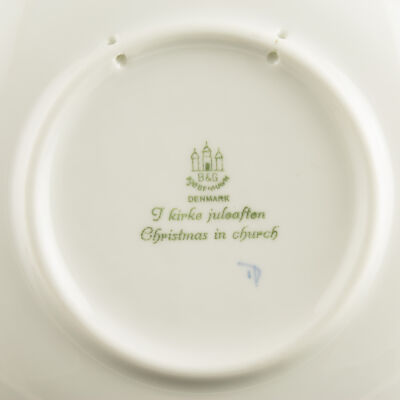 ROYAL COPENHAGEN BING&GRONDAHL PIATTO DI NATALE 1968 ORIGINALE PORCELLANA PRIMA