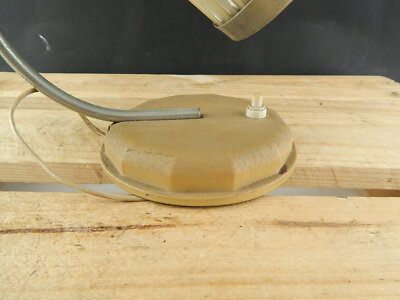ANTICA ORIGINALE LAMPADA ABAT JOUR CROMATA VETRO ANNI 50 ITALY DESIGN #5759