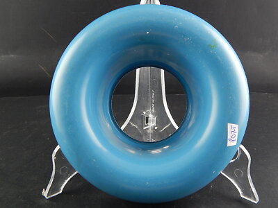 ANTICA FORMELLA CIAMBELLA LATTA METALLO SMALTATO SHABBY CHIC COLLEZIONE CUCINA #