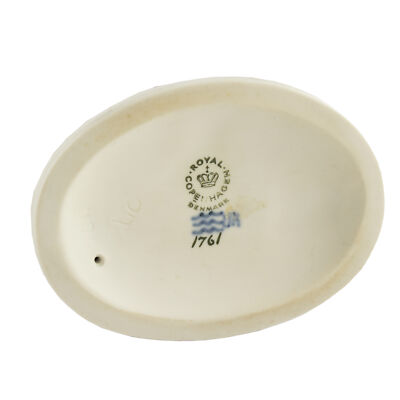 STATUINA PORCELLANA ROYAL COPENHAGEN "In Volo Verso l'America" 1761 ORIGINALE PR