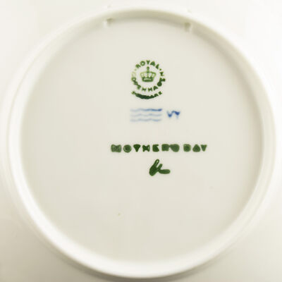 ROYAL COPENHAGEN PIATTO FESTA DELLA MAMMA 1977 ORIGINALE PORCELLANA PRIMA SCELTA
