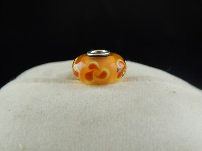 VINTAGE CIONDOLO CHARM TROLLBEADS VETRO DANISH COPENHAGEN DESIGN PRE 2000 #5