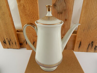 VINTAGE SERVIZIO CAFFE' 4 TAZZE CAFFETTIERA PORCELLANA VOHENSTRAUSS BAVARIA