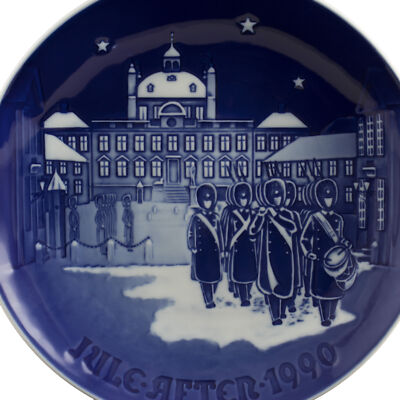 ROYAL COPENHAGEN BING&GRONDAHL PIATTO DI NATALE 1990 ORIGINALE PORCELLANA PRIMA